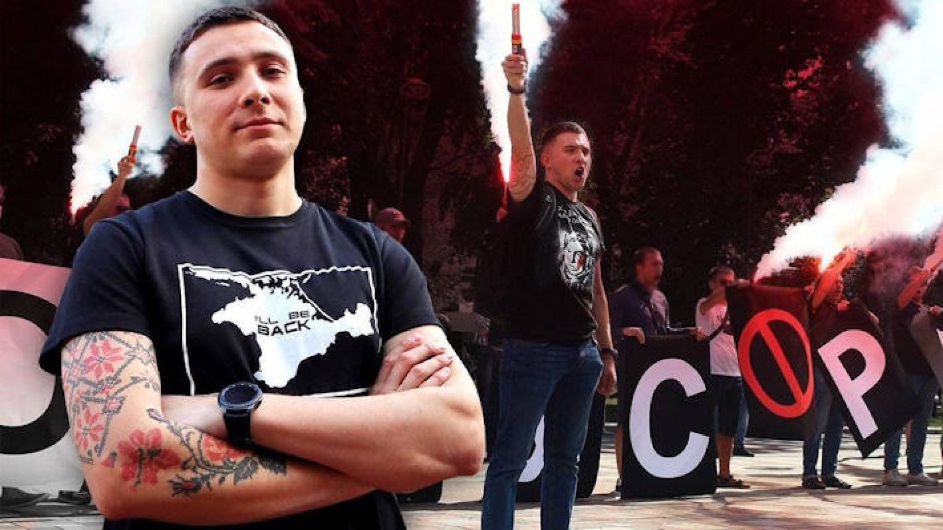 Нацист Стерненко очкует после убийства Парубия